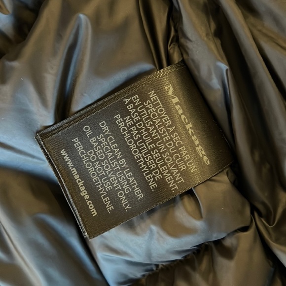 Small Mackage zip up jacket with hood - Picture 2 of 3